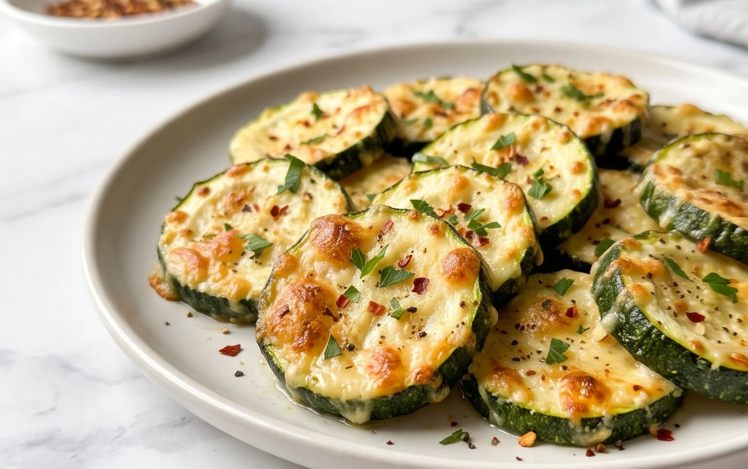 Baked Parmesan Zucchini