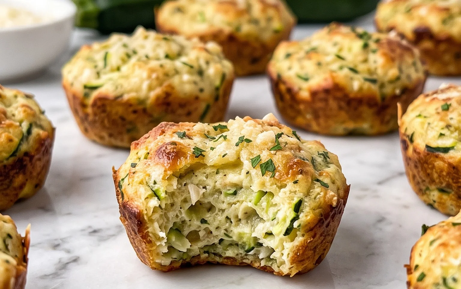 Zucchini Garlic Bites