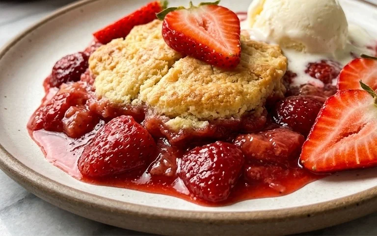 Strawberry Cobbler