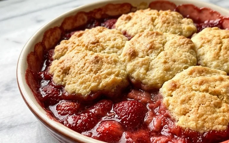 Strawberry Cobbler