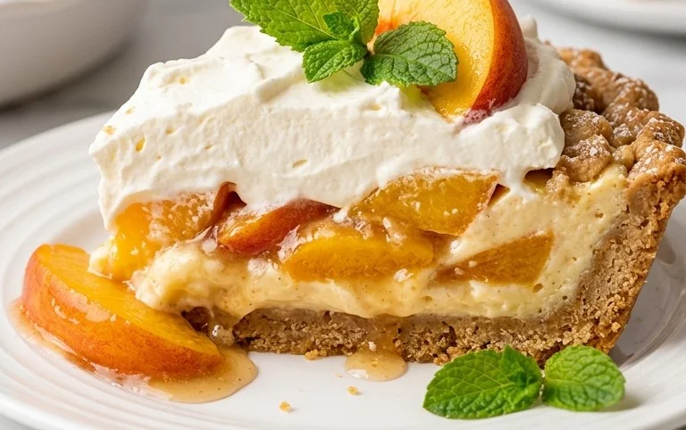 Peaches and Cream Pie
