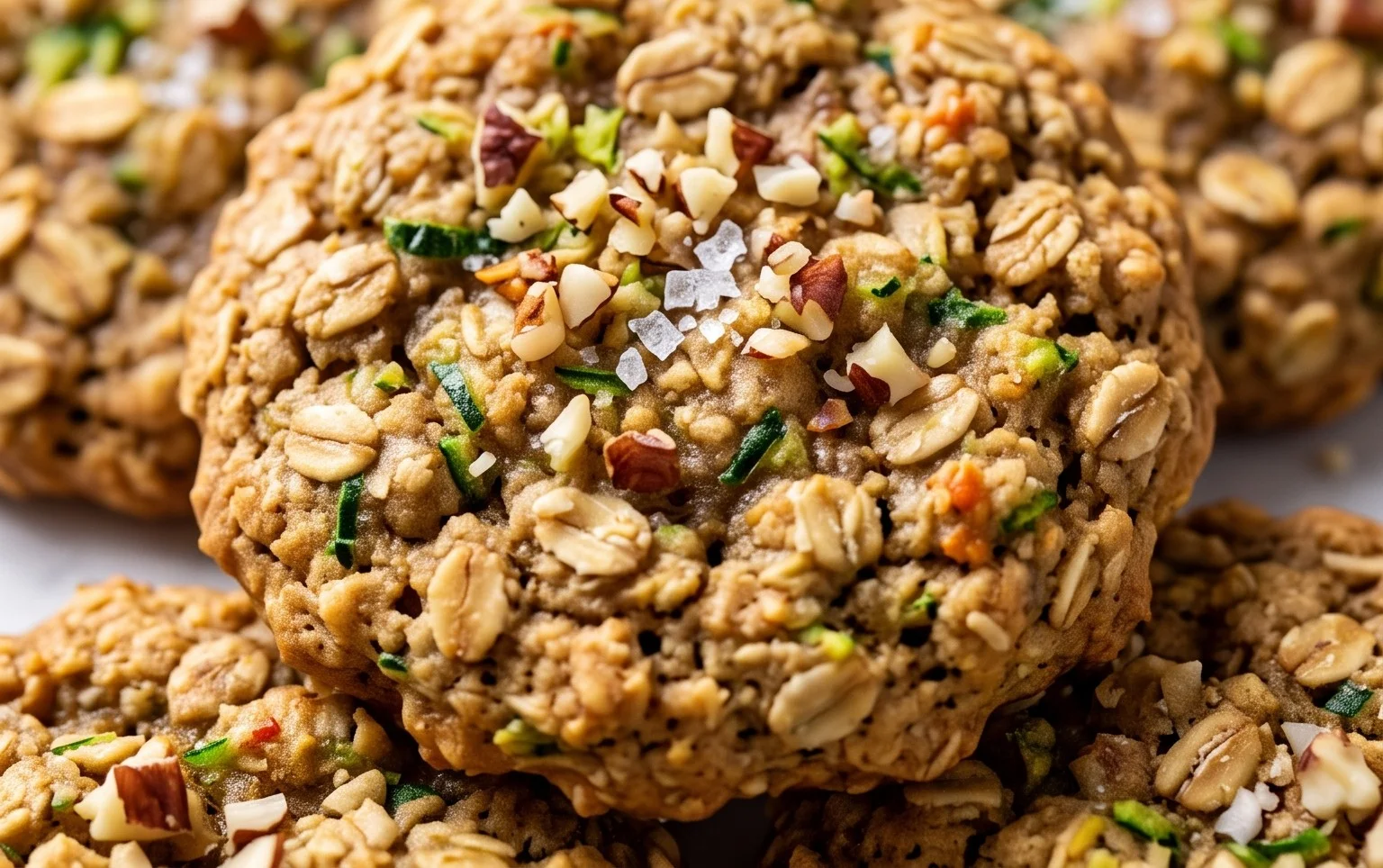 Healthy Zucchini Oatmeal Cookies