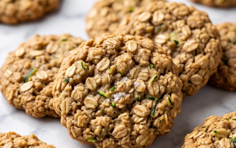 Healthy Zucchini Oatmeal Cookies