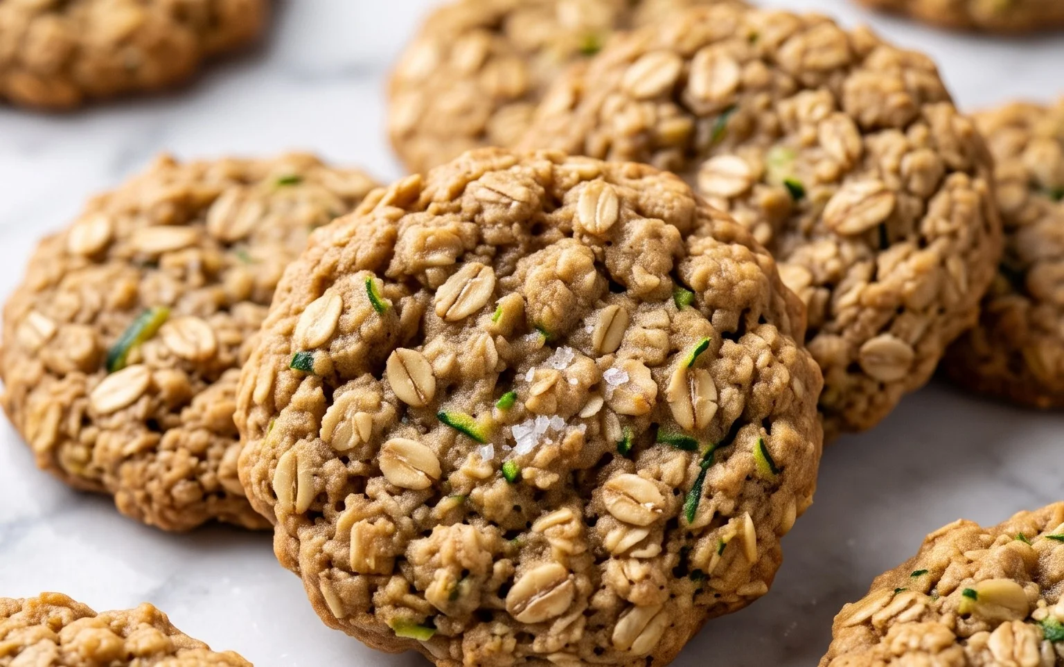 Healthy Zucchini Oatmeal Cookies