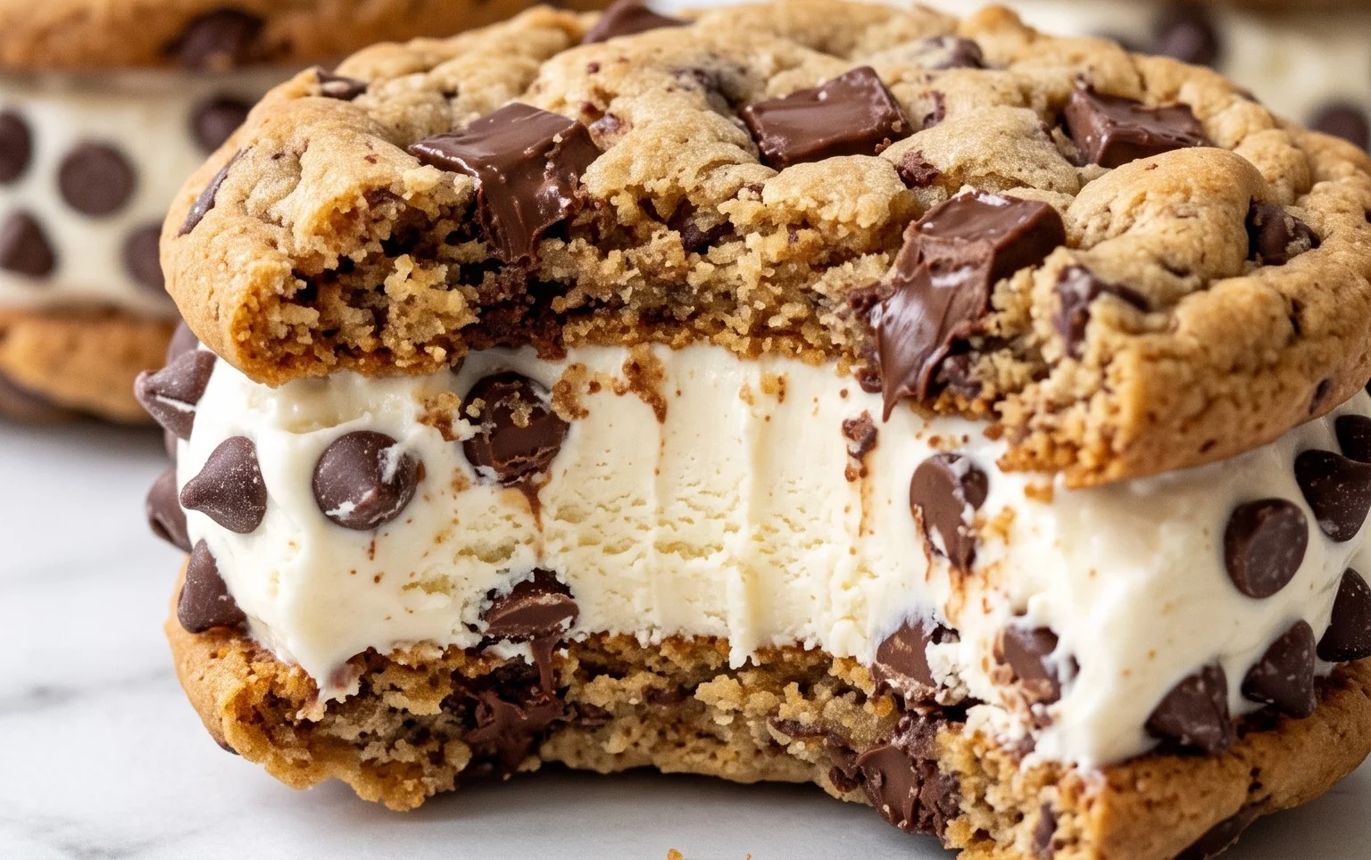 Cookie Ice Cream Sandwiches (Like a Chipwich!)
