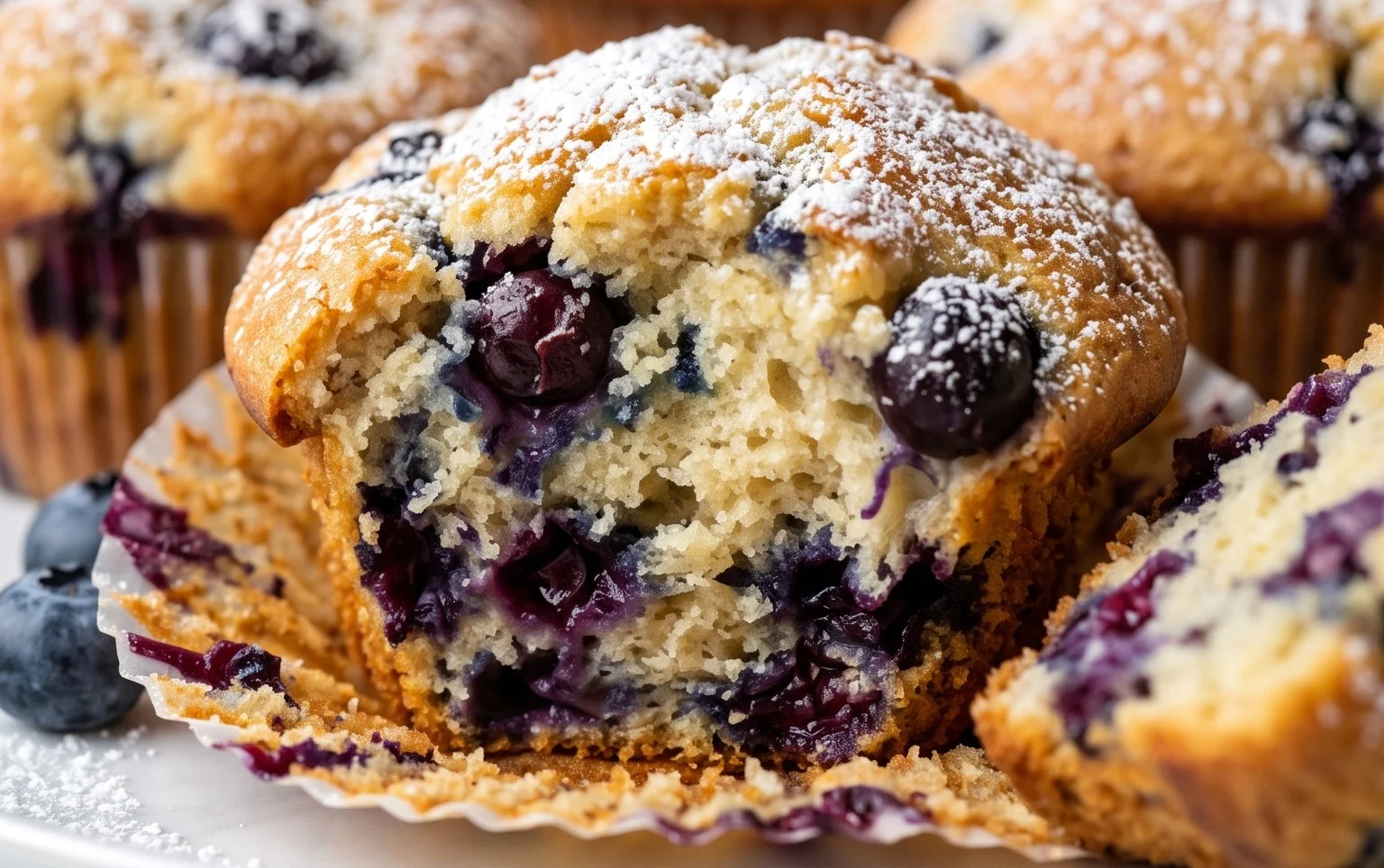 Homemade Blueberry Muffins