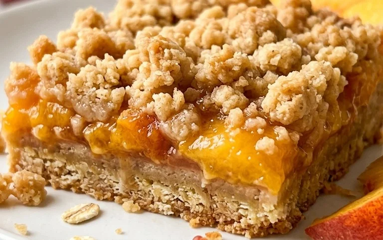 Fresh Peach Crum extractb Bars