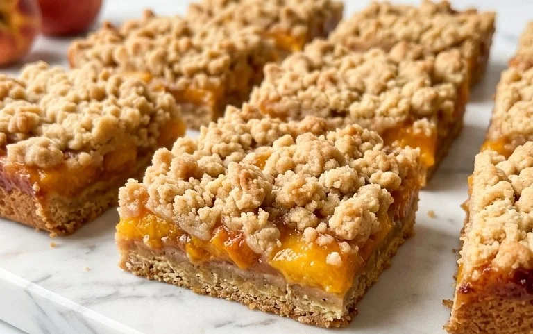Fresh Peach Crum extractb Bars
