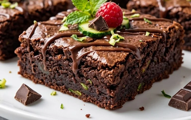 Secretly Healthy Zucchini Brownies