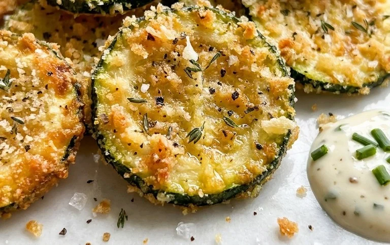 Crispy Baked Zucchini Chips