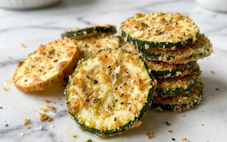 Crispy Baked Zucchini Chips