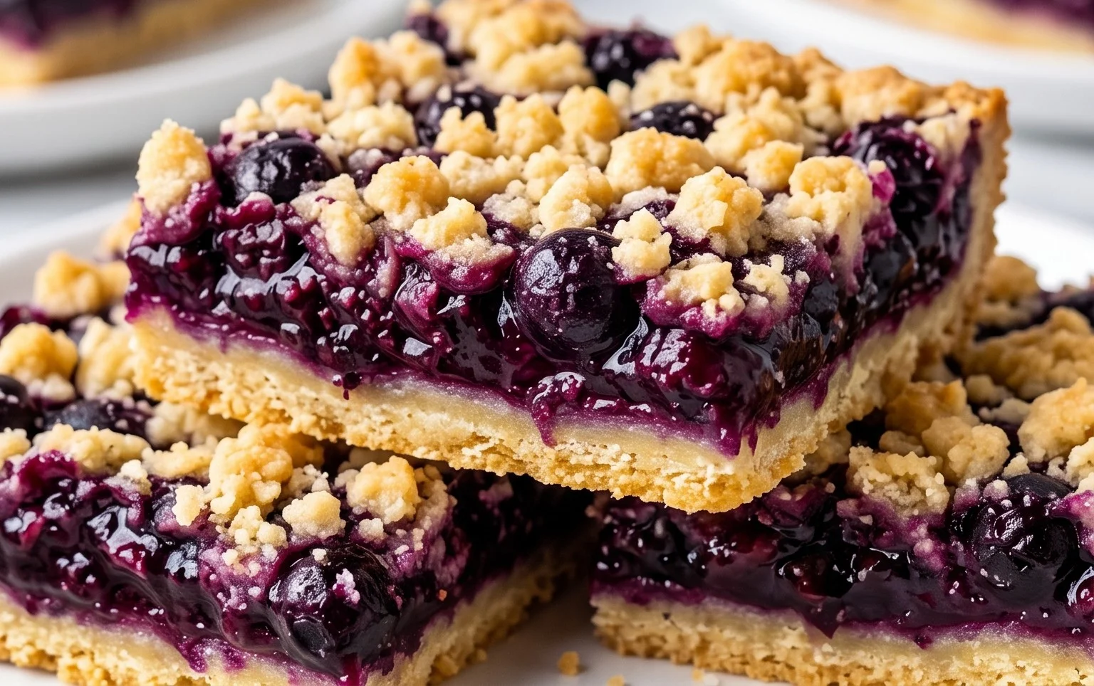 Easy Blueberry Pie Bars