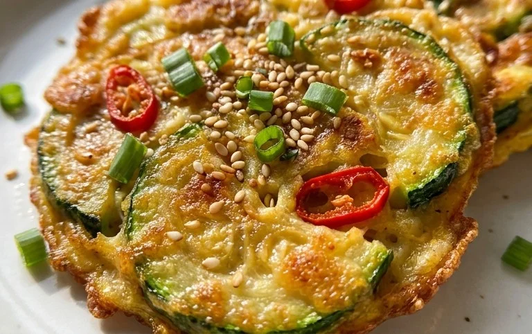 Quick & Easy Korean Zucchini Fritters (Hobak Jeon)