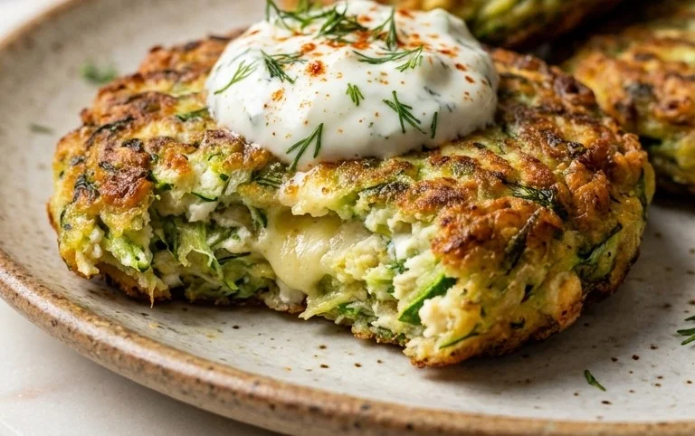 Kolokithokeftedes (Greek Zucchini Fritters)