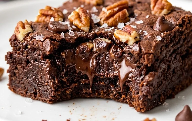 Flourless Chickpea Brownies (Vegan & Gluten Free)