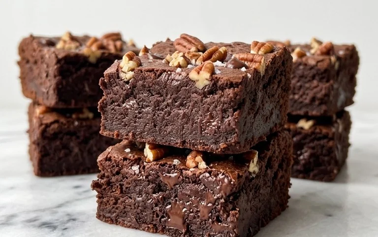 Flourless Chickpea Brownies (Vegan & Gluten Free)