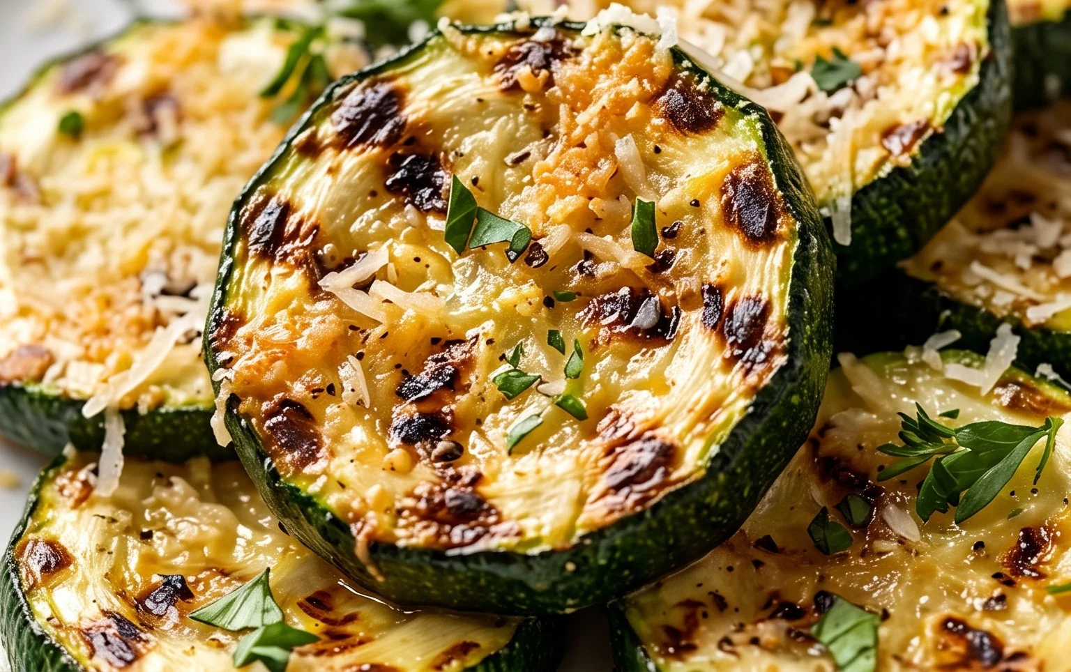 Grilled Zucchini with Parmesan