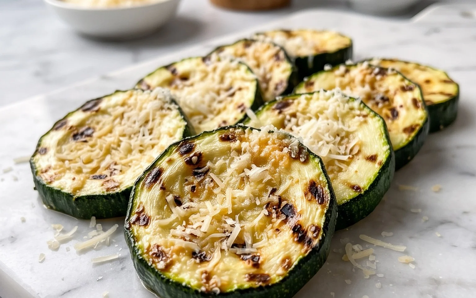 Grilled Zucchini with Parmesan