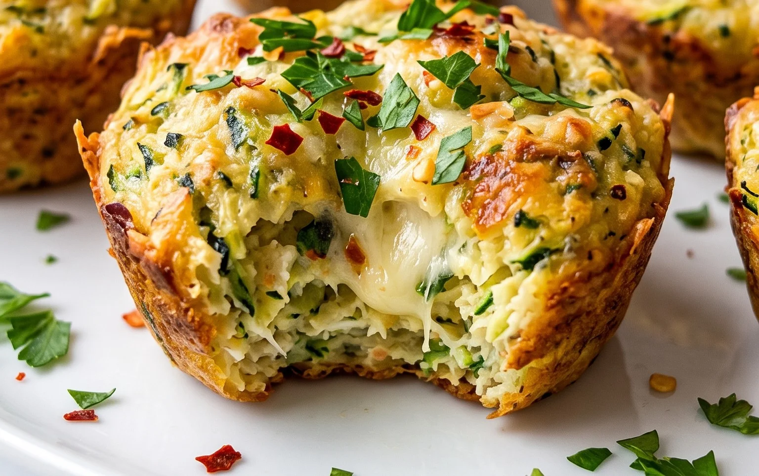 Zucchini Garlic Bites
