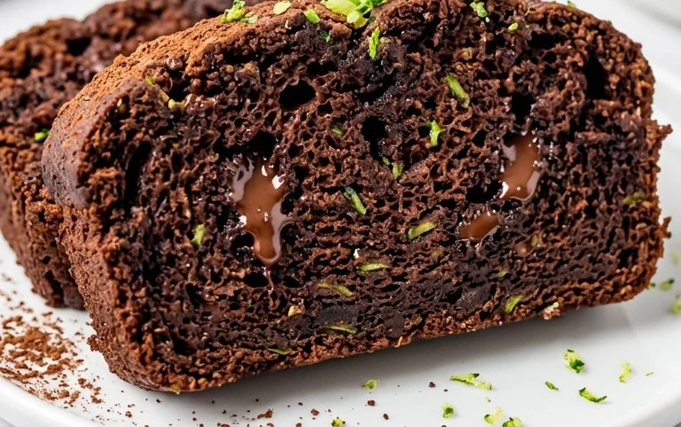 Double Dark Chocolate Zucchini Bread