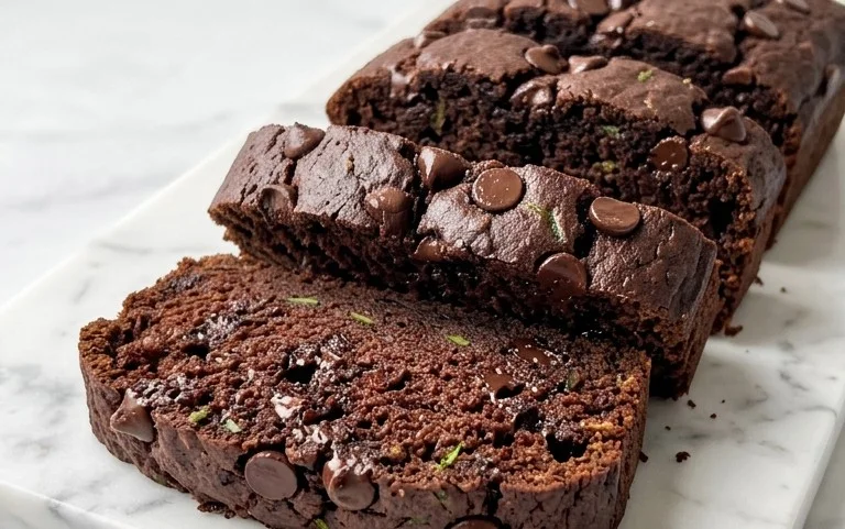 Double Dark Chocolate Zucchini Bread